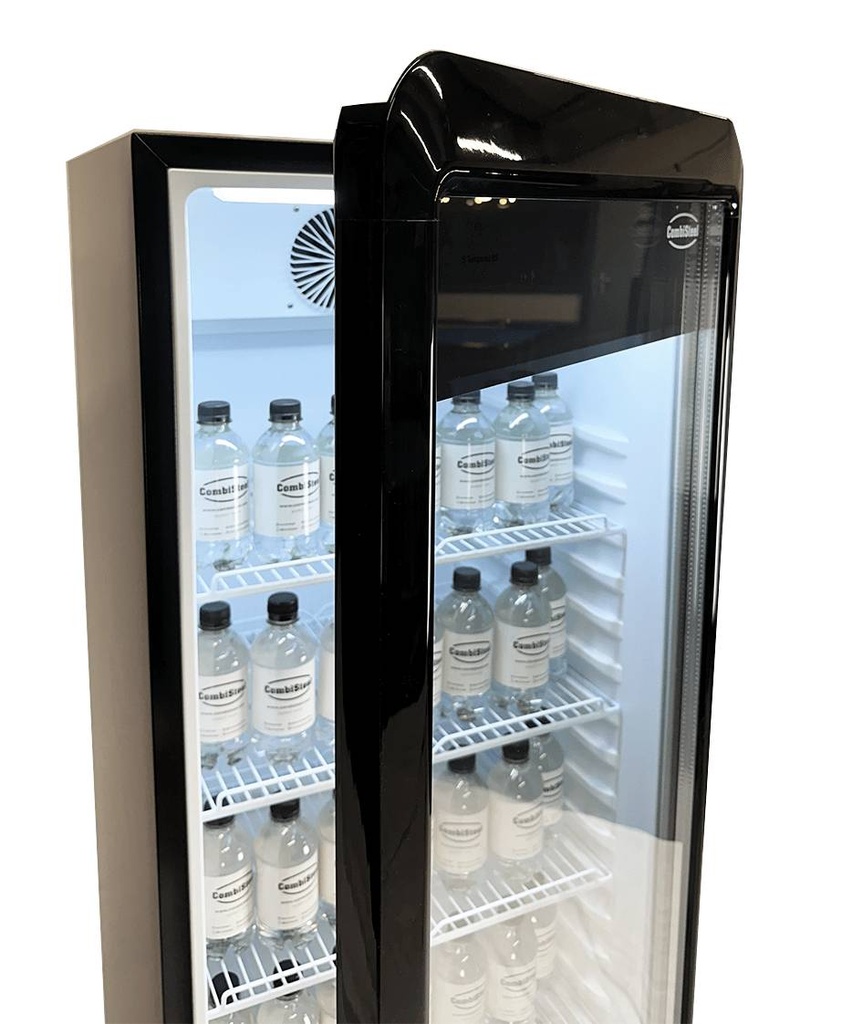 Kühlschrank 1, 540 x 560 x 1725 mm, 258 L, schwarz