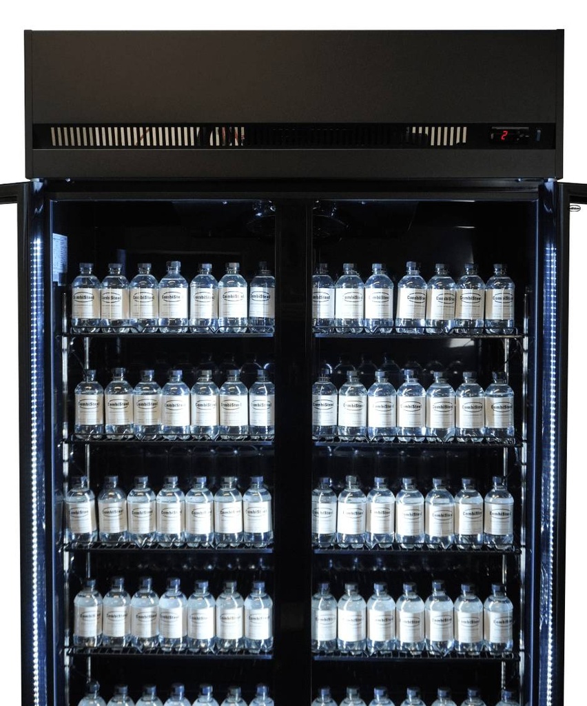 Kühlschrank 2, 1100 x 596 x 2003 mm, 580 L, schwarz