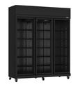 Kühlschrank 3, 1650 x 596 x 2003 mm, 893 L, schwarz