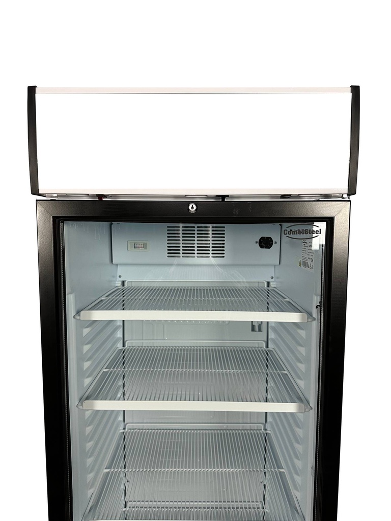 Kühlschrank 1 Glastür, 595 x 620 x 2000 mm, weiß