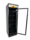 Kühlschrank 1 Glastür, 595 x 620 x 2000 mm, schwarz