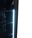 Kühlschrank 1 Glastür, 382 L, 595 x 620 x 1863 mm, schwarz