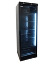 Kühlschrank 1 Glastür, 382 L, 595 x 620 x 1863 mm, schwarz