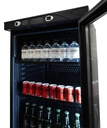 Kühlschrank 1 Glastür, 382 L, 595 x 620 x 1863 mm, schwarz