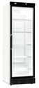 Kühlschrank 1 Glastür, 382 L, 595 x 620 x 1863 mm, weiß