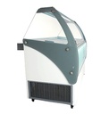 Speiseisvitrine Bali, 9 x 5 L, 1192 x 825 x 1257 mm, weiß