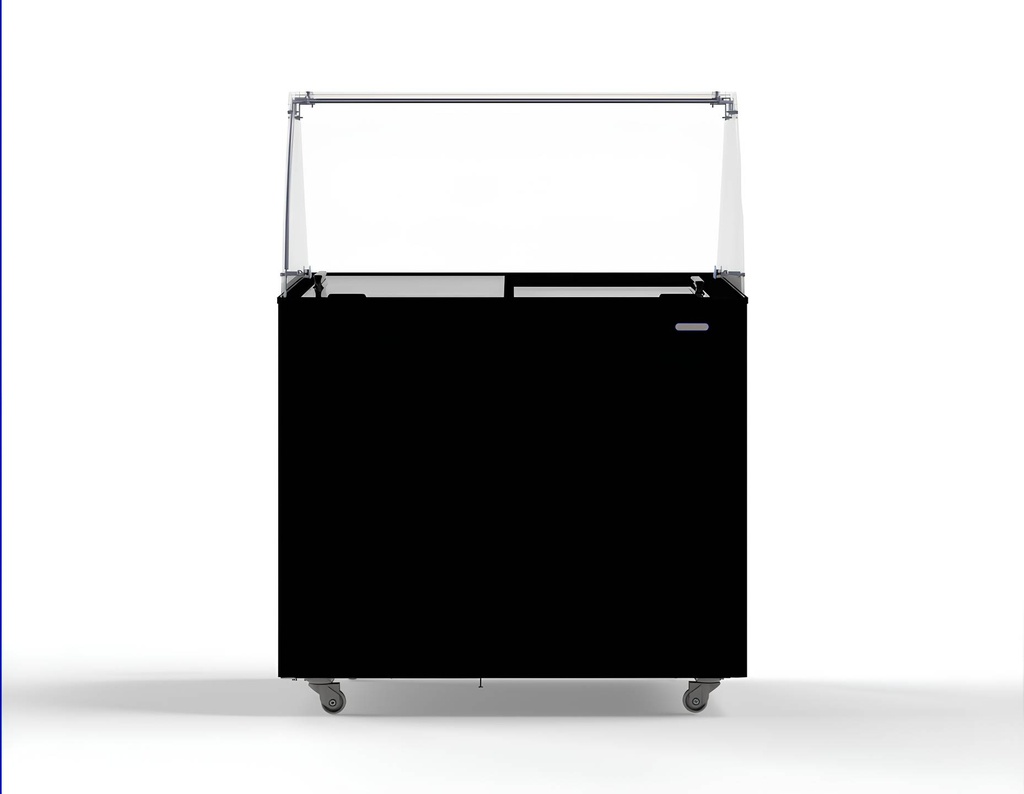 Speiseisvitrine Corsica SchwarzLT, 909 x 684 x 1229 mm