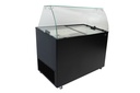 Speiseisvitrine Java, 8 x 5 L, 1184 x 684 x 1229 mm, schwarz
