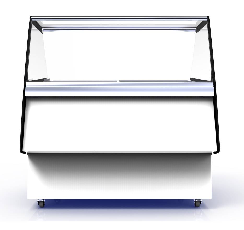 Speiseisvitrine Ibiza, 8 x 5 L, 1194 x 842 x 1285 mm