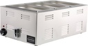 Bain-Marie mit Ablasshahn, 538 x 336 x 243 mm