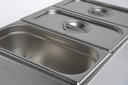 Bain-Marie mit Ablasshahn, 538 x 336 x 243 mm