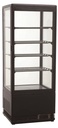 Kühlvitrine, 98 L, 428 x 386 x 1110 mm, schwarz