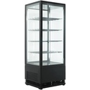 Kühlvitrine, 98 L, 428 x 386 x 1110 mm, schwarz