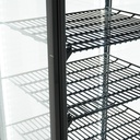 Kühlvitrine, 98 L, 428 x 386 x 1110 mm, schwarz
