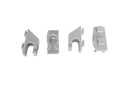 Set 4 Clips Alte Serie für 7487.0165, weiß