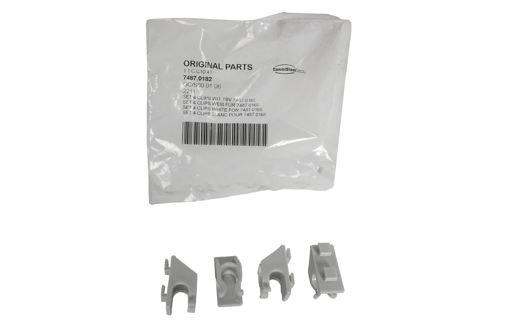 Set 4 Clips Alte Serie für 7487.0165, weiß