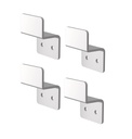 Set Clips für Rost Mini Kühl/Frierzell aus Edelstahl