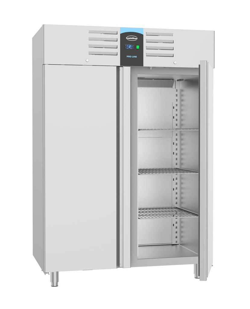 Tiefkühlschrank Mono aus Edelstahl, 1400 L, 1400 x 810 x 2050 mm