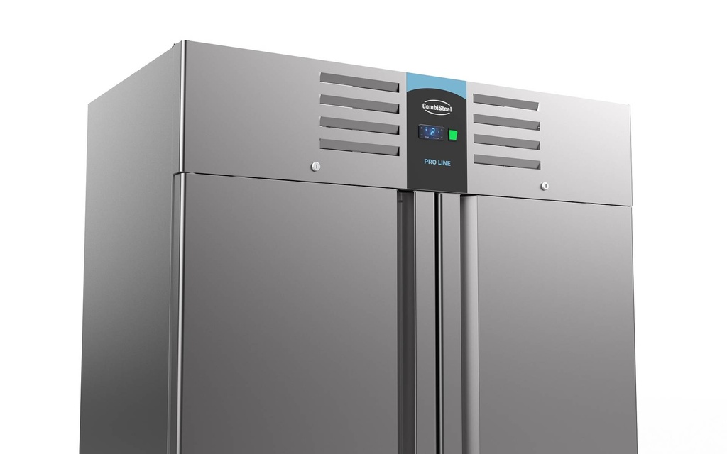 Tiefkühlschrank Mono aus Edelstahl, 1400 L, 1400 x 810 x 2050 mm