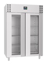 Kühlschrank Glastür aus Edelstahl, 1400 L, 1400 x 810 x 2050 mm