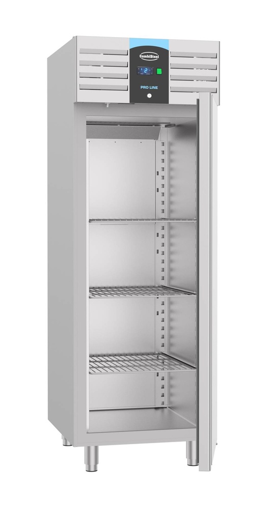 Tiefkühlschrank aus Edelstahl, 550 L, 700 x 710 x 2050 mm
