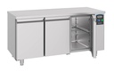 700 Kühltisch 3 Türen aus Edelstahl, 1600 x 700 x 850 mm