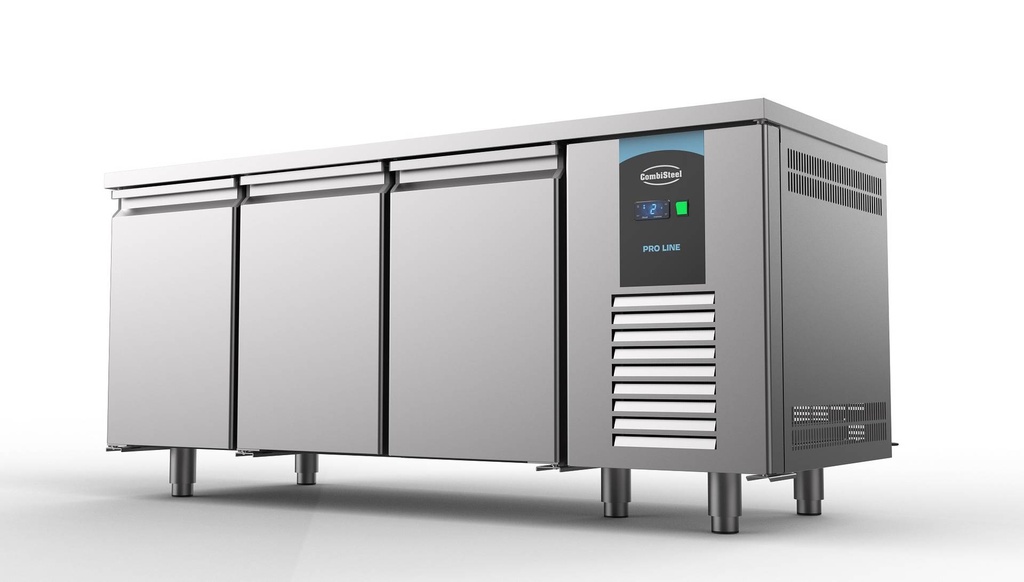 Bäckerei Kühltisch aus Edelstahl, 2100 x 800 x 850 mm