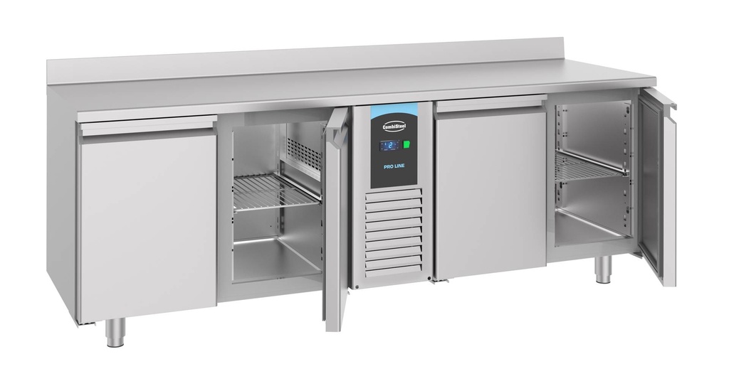 700 Kühltisch aus Edelstahl, 2270 x 700 x 860 mm