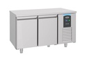 700 Kühltisch 2 Türen mit Energy aus Edelstahl, 1400 x 700 x 850 mm
