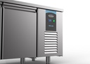 700 Kühltisch 4 Türen mit Energy aus Edelstahl, 2330 x 700 x 850 mm