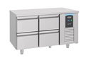 700 Kühltisch 4 aus Edelstahl, 1400 x 700 x 850 mm