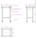 Hackblock aus Polyethylen, 500 x 400 x 750 mm