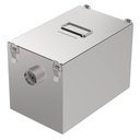 Fettabscheider aus Edelstahl, 22 L, 380 x 270 x 230 mm