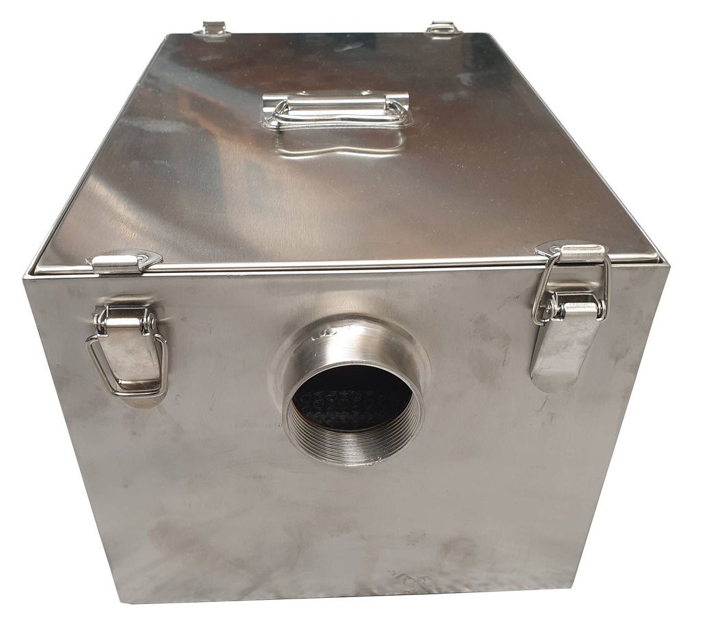 Fettabscheider aus Edelstahl, 89 L, 650 x 450 x 325 mm