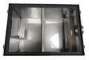 Fettabscheider aus Edelstahl, 140 L, 800 x 500 x 370 mm