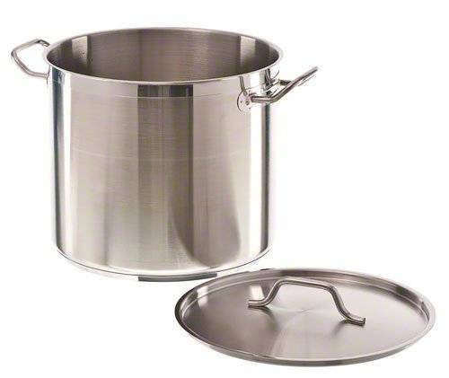 Gemüsetopf Medium + aus Edelstahl, 31 L, 400 x 400 x 250 mm
