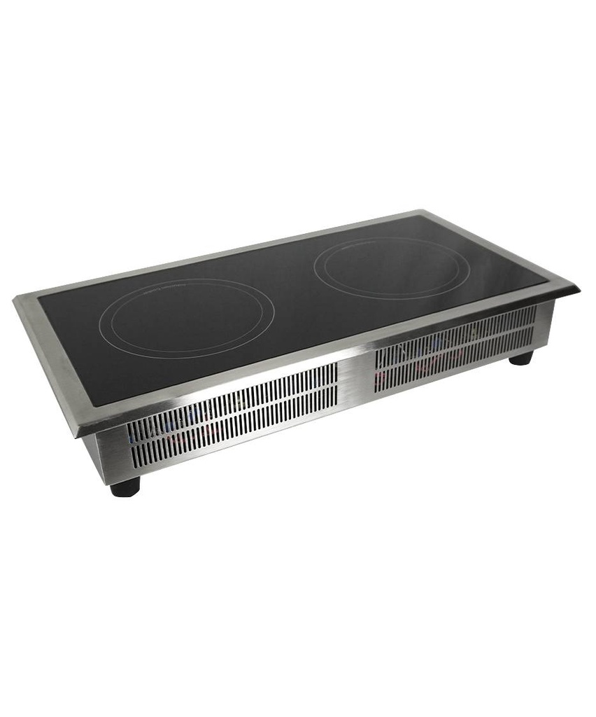 Einbau Induktionsherd 2 Zonen Nur, 712 x 382 x 115 mm