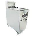 Elektro Friteuse aus Edelstahl, 1 x 25 L, 400 x 800 x 1180 mm