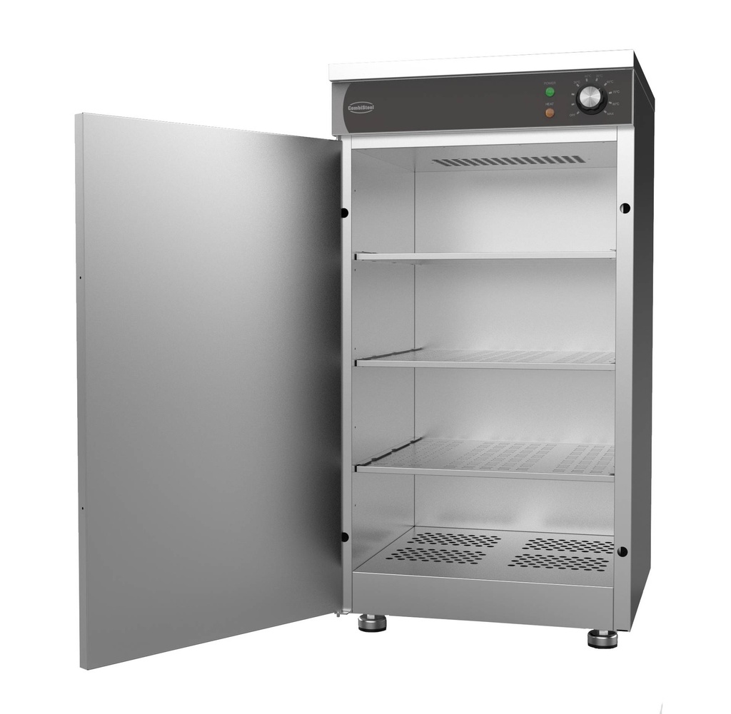 Teller Wärmeschrank 1 aus Edelstahl, 450 x 485 x 850 mm