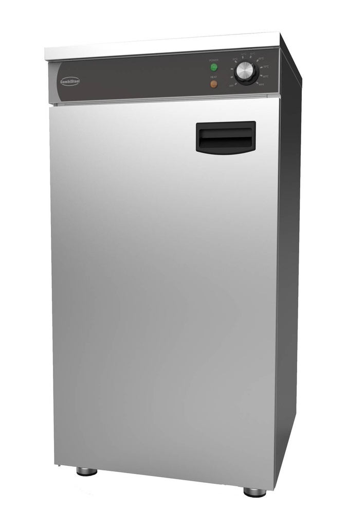 Teller Wärmeschrank 1 aus Edelstahl, 450 x 485 x 850 mm