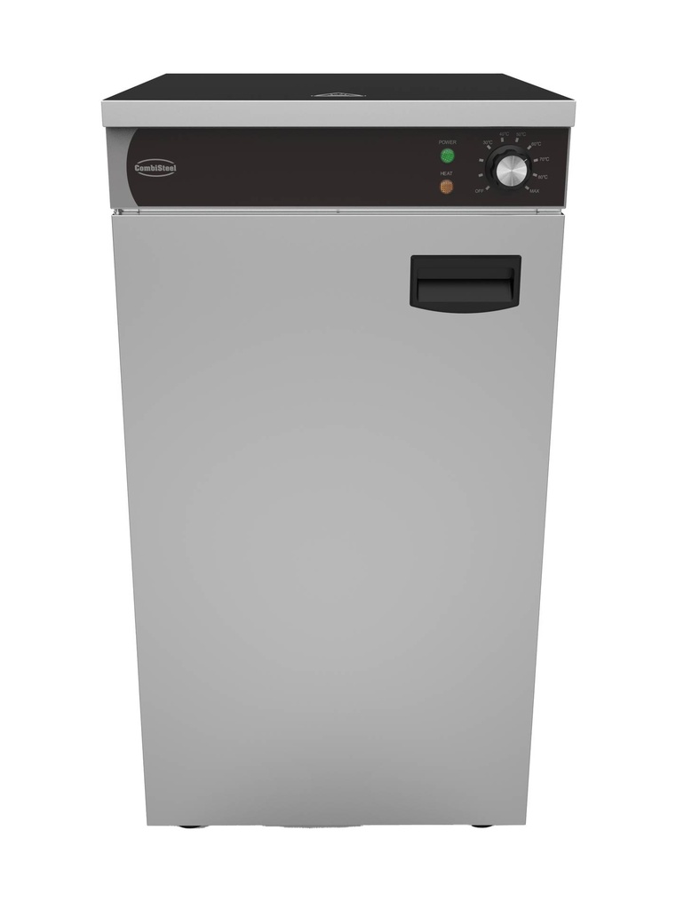 Teller Wärmeschrank 1 aus Edelstahl, 450 x 485 x 850 mm