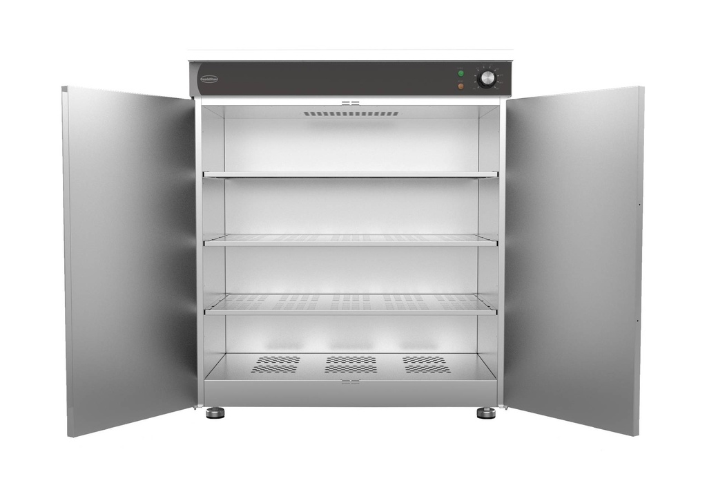 Teller Wärmeschrank 2 aus Edelstahl, 750 x 485 x 850 mm