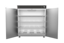 Teller Wärmeschrank 2 aus Edelstahl, 750 x 485 x 850 mm