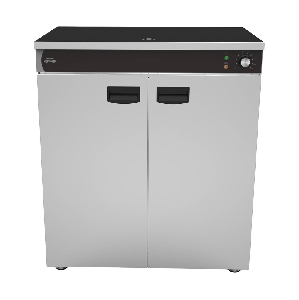 Teller Wärmeschrank 2 aus Edelstahl, 750 x 485 x 850 mm