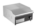Elektro Grillplatte mit Gerillt aus Edelstahl, 360 x 450 x 220 mm