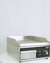 Elektro Grillplatte mit Gerillt aus Edelstahl, 360 x 450 x 220 mm