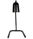 Wärmelampe aus Aluminium, 453 x 360 x 590 mm, schwarz