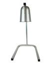 Wärmelampe Schwarz, 453 x 360 x 590 mm, silber