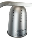Wärmelampe Schwarz, 453 x 360 x 590 mm, silber