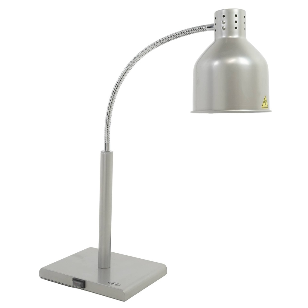 Flexible Wärmelampe, 268 x 203 x 660 mm, silber
